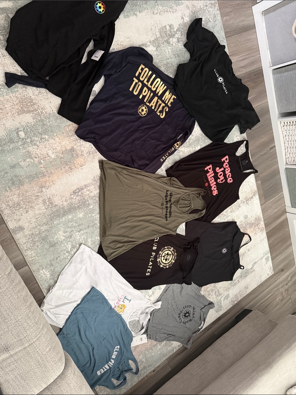 Club Pilates XL Shirt Bundle (10 total)